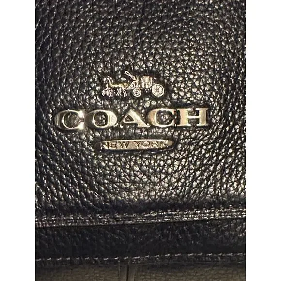 Coach Jes Messenger F76698 Crossbody Pocketbook Purse Blue - Picture 3 of 14